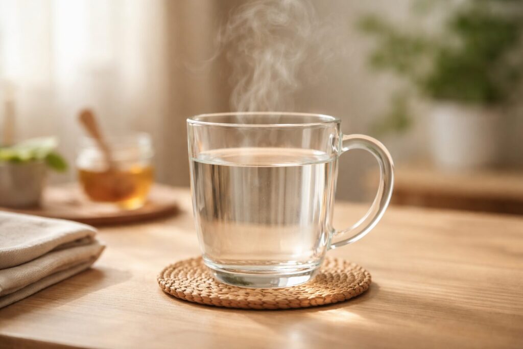 白湯のイメージ（温かいお湯の習慣）