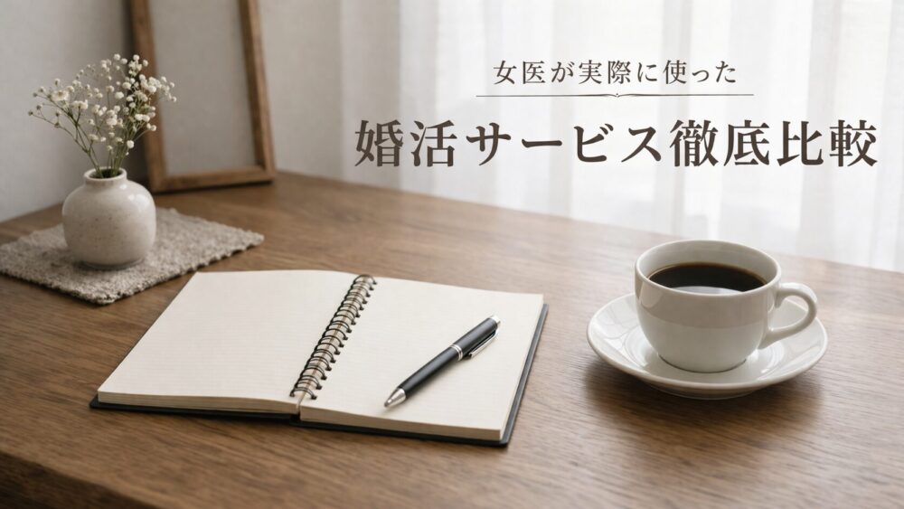 女医が実際に使った婚活サービス徹底比較