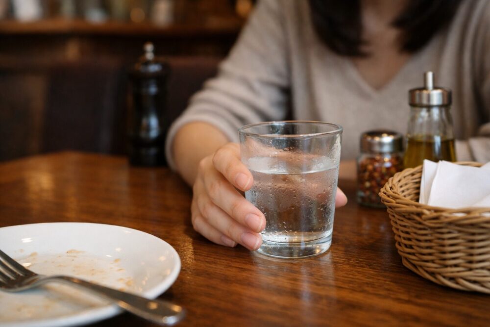 とりあえず水を飲むしかない